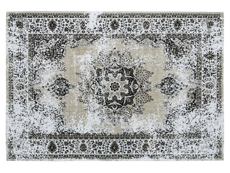 Beliani Dywan Bawełniany Beżowo-szary ALMUS Różne Rozmiary - obrazek 4