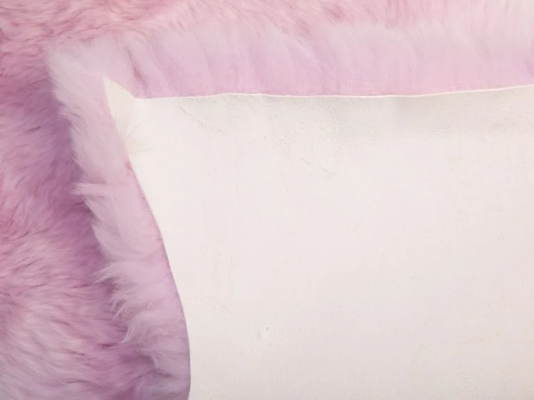 Beliani Skóra Owcza Różowa ULURU 4 Beliani Skóra Owcza Różowa ULURU - obrazek 4