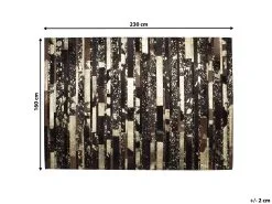 Beliani Dywan Skórzany Brązowo-złoty ARTVIN Różne Rozmiary -Wanny sklep undef src sa picid 714938 type whitesh image