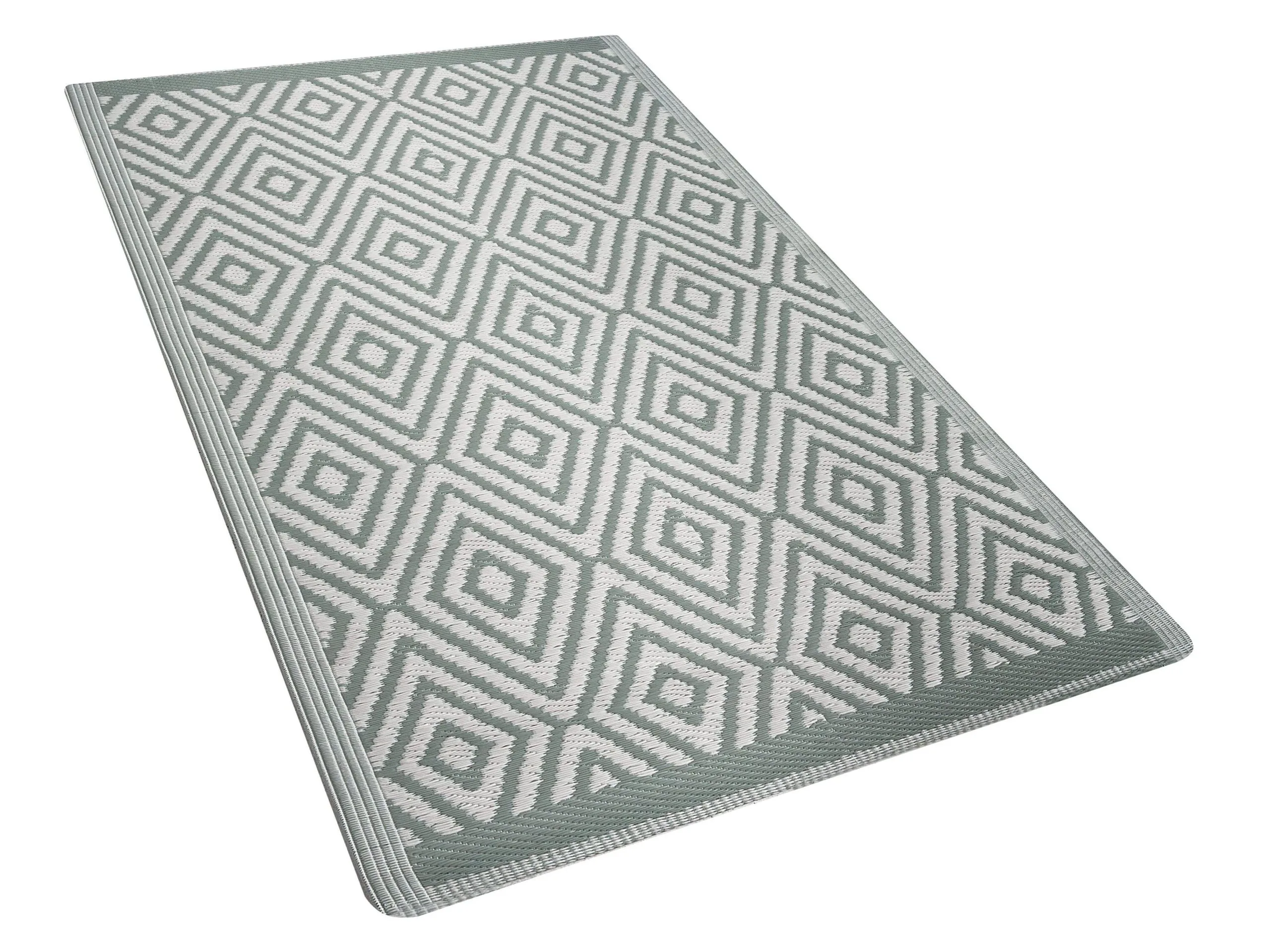 Beliani Dywan Zewnętrzny 90 X 150 Cm Jasnozielony SIKAR - obrazek 5