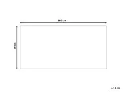 Beliani Dywan Zewnętrzny 90 X 180 Cm Zielono-biały HALDIA -Wanny sklep undef src sa picid 716470 type whitesh image