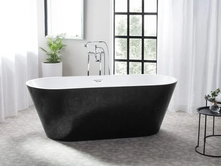 Beliani Wanna Wolnostojąca 170 X 70 Cm Czarna CABRITOS - obrazek 2
