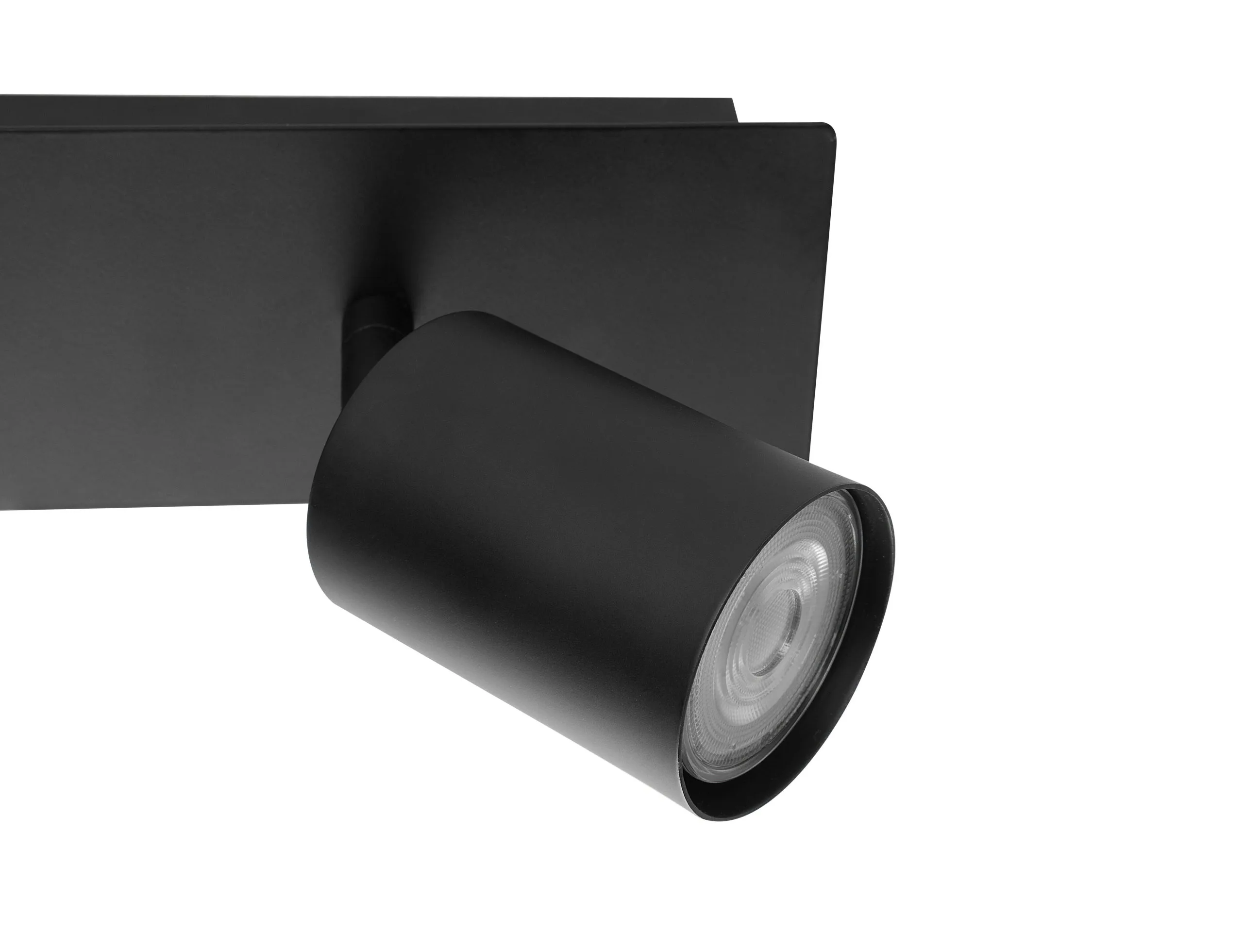 Beliani Lampa Spot 4-punktowa Metalowa Czarna TIGRIS - obrazek 6