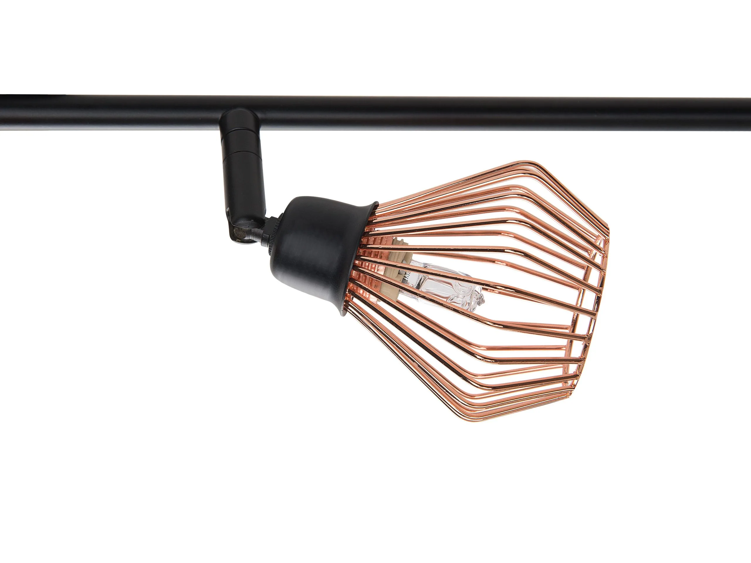 Beliani Lampa Spot 4-punktowa Metalowa Miedziana VOLGA - obrazek 4