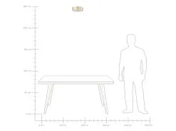 Beliani Lampa Sufitowa Złota RENA -Wanny sklep undef src sa picid 730890 type whitesh image