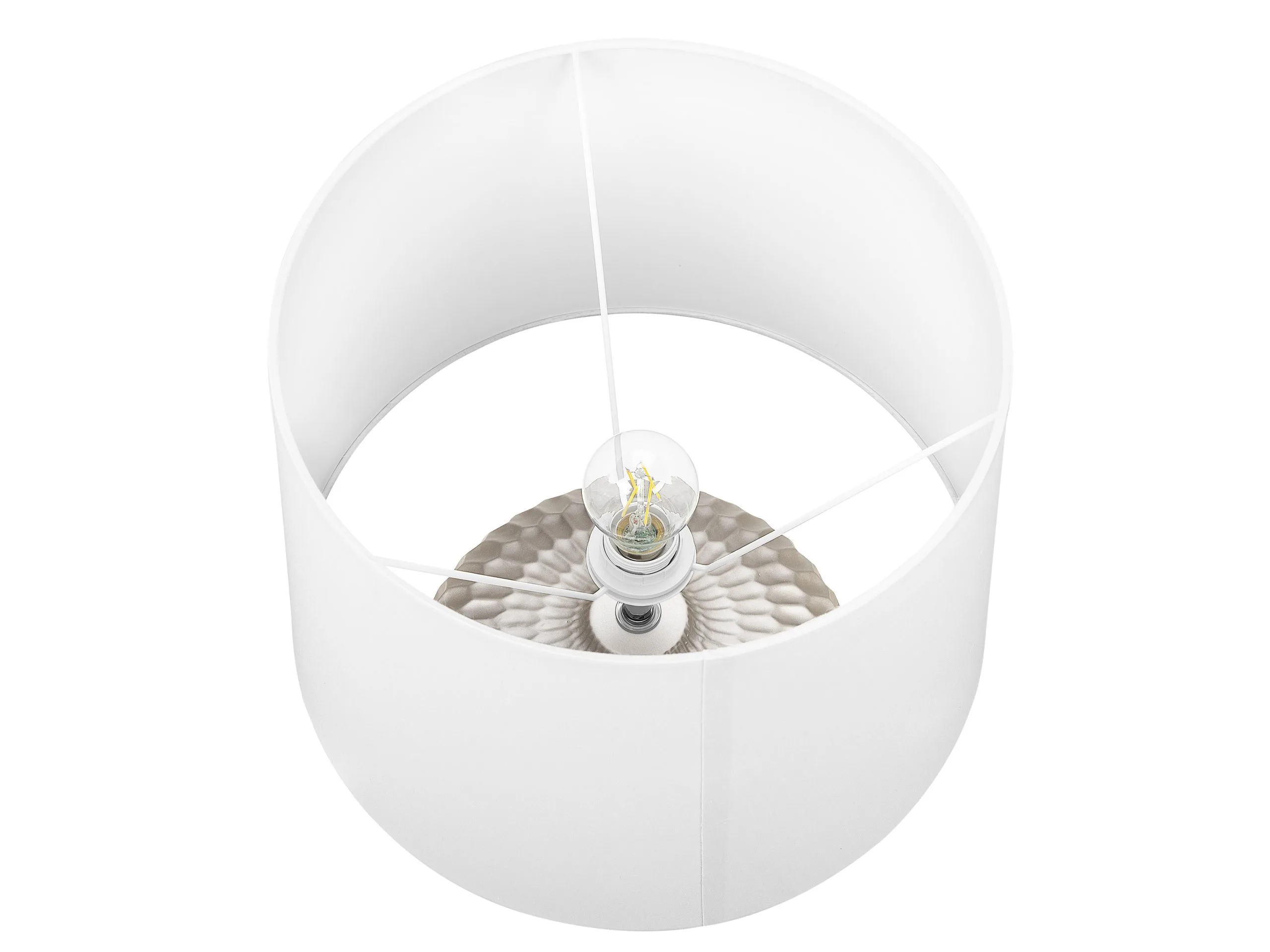 Beliani Lampka Nocna Ceramiczna Złota PIRITA - obrazek 5