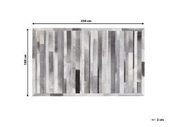 Beliani Dywan Skórzany Jasnoszary AZAY Różne Rozmiary -Wanny sklep undef src sa picid 743060 type whitesh image