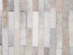 Beliani Dywan Skórzany Brązowo-szary SINNELI Różne Rozmiary -Wanny sklep undef src sa picid 743101 type whitesh image