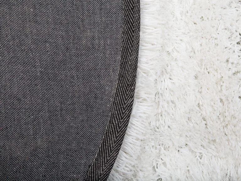 Beliani Dywan Shaggy Okrągły ⌀ 140 Cm Biały CIDE - obrazek 4