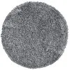 Beliani Dywan Shaggy Okrągły ⌀ 140 Czarno-biały CIDE