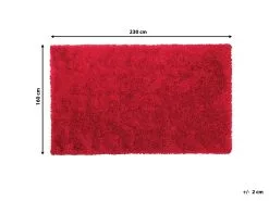 Beliani Dywan Shaggy Czerwony CIDE Różne Rozmiary -Wanny sklep undef src sa picid 746911 type whitesh image