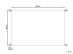 Beliani Dywan Shaggy Biały SAKARYA Różne Rozmiary -Wanny sklep undef src sa picid 747590 type whitesh image