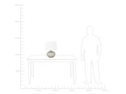 Beliani Lampka Nocna Ceramiczna Złota PIRITA -Wanny sklep undef src sa picid 749058 type whitesh image