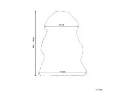 Beliani Skóra Owcza Brzoskwiniowa ULURU -Wanny sklep undef src sa picid 755564 type whitesh image