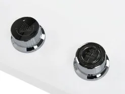 Beliani Wanna Narożna LED Z Hydromasażem 170 X 80 Cm Biała ACUARIO -Wanny sklep undef src sa picid 755870 type whitesh image