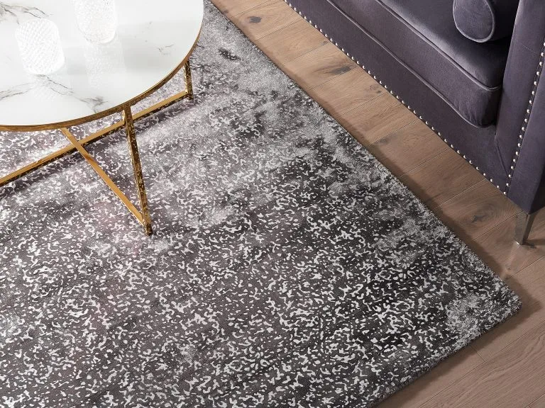 Beliani Dywan Z Wiskozy Szaro-srebrny ESEL Różne Rozmiary - obrazek 2