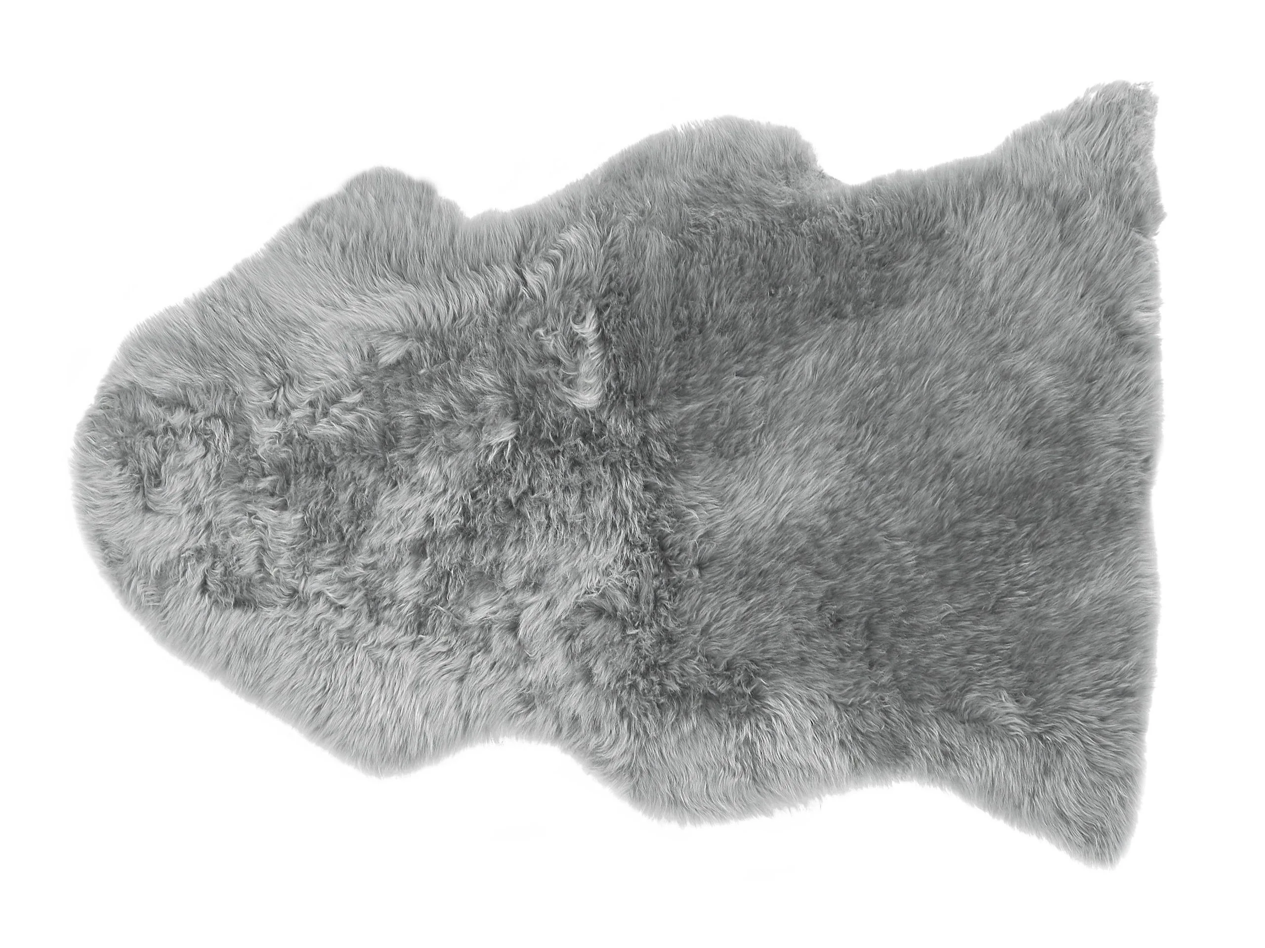 Beliani Skóra Owcza Jasnoszara ULURU