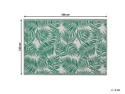 Beliani Dywan Zewnętrzny 120 X 180 Cm Szmaragdowy KOTA 12 Beliani Dywan Zewnętrzny 120 X 180 Cm Szmaragdowy KOTA -Wanny sklep undef src sa picid 766273 type whitesh image