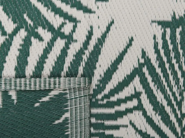 Beliani Dywan Zewnętrzny 120 X 180 Cm Ciemnozielony KOTA - obrazek 5