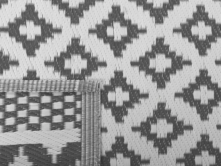 Beliani Dywan Zewnętrzny 120 X 180 Cm Czarny THANE - obrazek 4