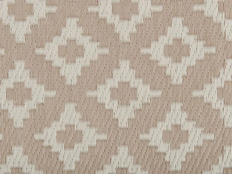 Beliani Dywan Zewnętrzny 120 X 180 Cm Beżowy THANE - obrazek 6