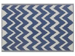 Beliani Dywan Zewnętrzny 120 X 180 Cm Granatowy SIRSA