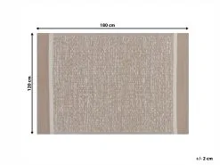 Beliani Dywan Zewnętrzny 120 X 180 Cm Beżowy BALLARI -Wanny sklep undef src sa picid 766583 type whitesh image 1