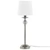 Beliani Lampa Stołowa Metalowa Biała KUBENA