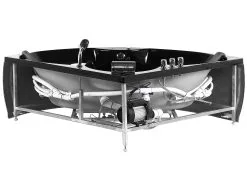 Beliani Wanna Narożna LED Z Hydromasażem 150 X 150 Cm Czarna SENADO 15 Beliani Wanna Narożna LED Z Hydromasażem 150 X 150 Cm Czarna SENADO -Wanny sklep undef src sa picid 780579 type whitesh image