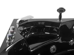 Beliani Wanna Narożna LED Z Hydromasażem 150 X 150 Cm Czarna SENADO 17 Beliani Wanna Narożna LED Z Hydromasażem 150 X 150 Cm Czarna SENADO -Wanny sklep undef src sa picid 780582 type whitesh image