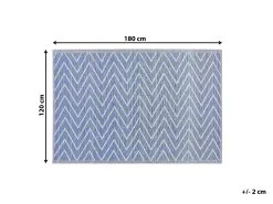 Beliani Dywan Zewnętrzny 120 X 180 Cm Niebieski BALOTRA -Wanny sklep undef src sa picid 786086 type whitesh image