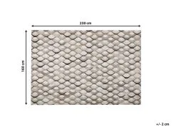 Beliani Dywan Patchworkowy Skórzany Brązowo-beżowy KIRCA Różne Rozmiary -Wanny sklep undef src sa picid 787185 type whitesh image