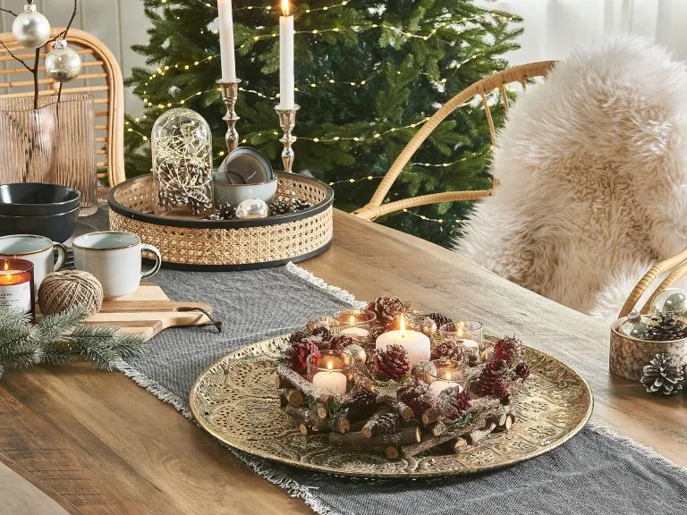 Beliani Sztuczna Skóra Owcza Beżowa MUNGO - obrazek 10