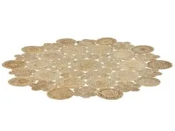 Beliani Dywan Okrągły Z Juty ⌀ 135 Cm Beżowy GERDEK 11 Beliani Dywan Okrągły Z Juty ⌀ 135 Cm Beżowy GERDEK -Wanny sklep undef src sa picid 790991 type whitesh image