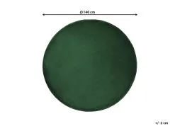 Beliani Dywan Okrągły Z Wiskozy ø 140 Cm Zielony GESI II -Wanny sklep undef src sa picid 793640 type whitesh image