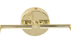 Beliani Lampa Spot 4-punktowa Metalowa Złota ERMA -Wanny sklep undef src sa picid 801346 type whitesh image