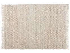 Beliani Dywan Z Juty Beżowy AFRIN Różne Rozmiary