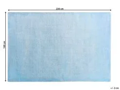 Beliani Dywan Z Wiskozy Jasnoniebieski GESI II Różne Rozmiary -Wanny sklep undef src sa picid 811537 type whitesh image