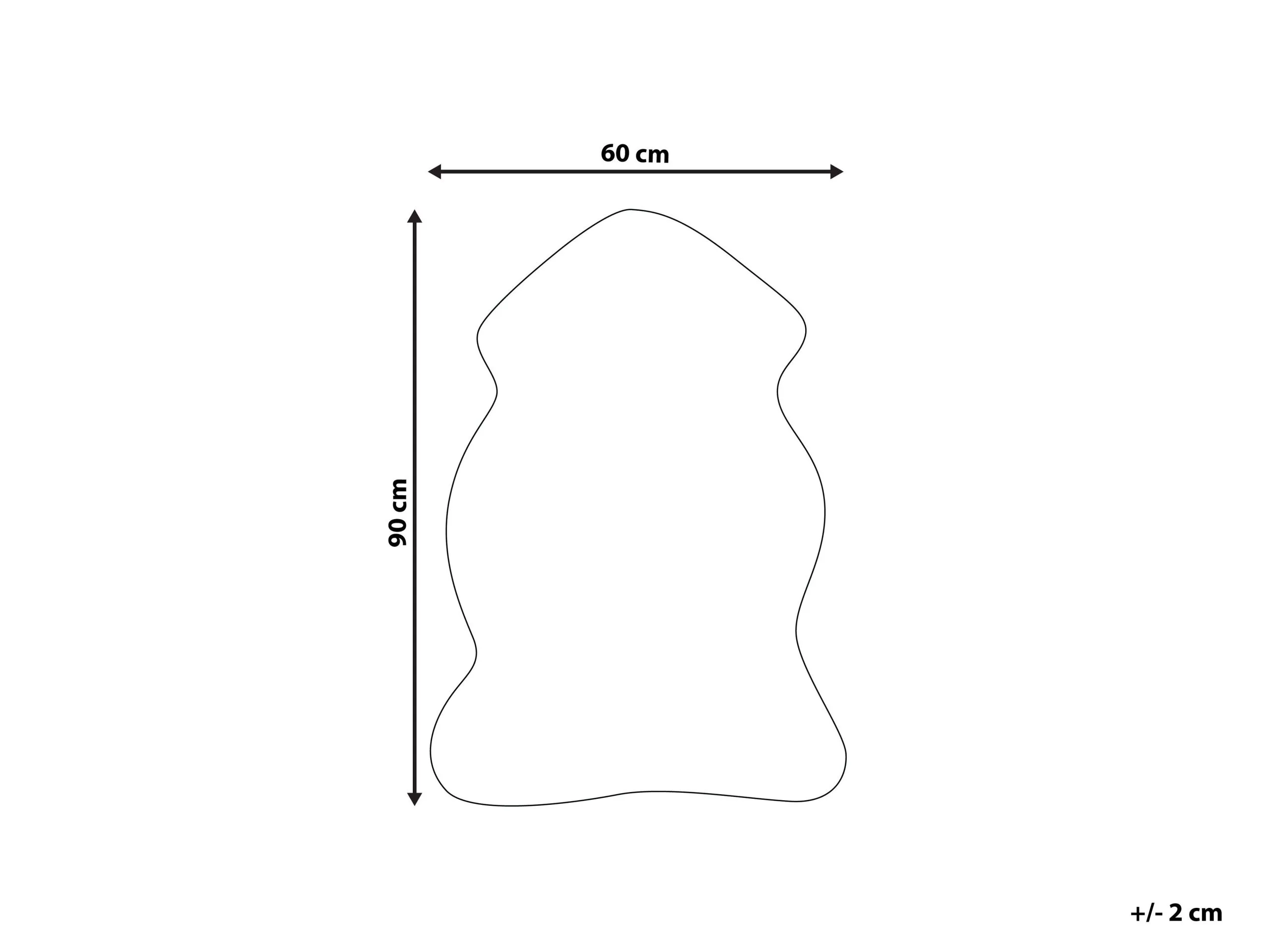Beliani Dywan Imitacja Futra Królika Beżowy UNDARA - obrazek 6