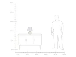 Beliani Lampka Nocna Ceramiczna Kremowa SADO -Wanny sklep undef src sa picid 824513 type whitesh image