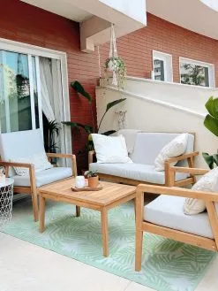 Beliani Dywan Zewnętrzny 120 X 180 Cm Jasnozielony KOTA -Wanny sklep undef src sa picid 827500 type whitesh image