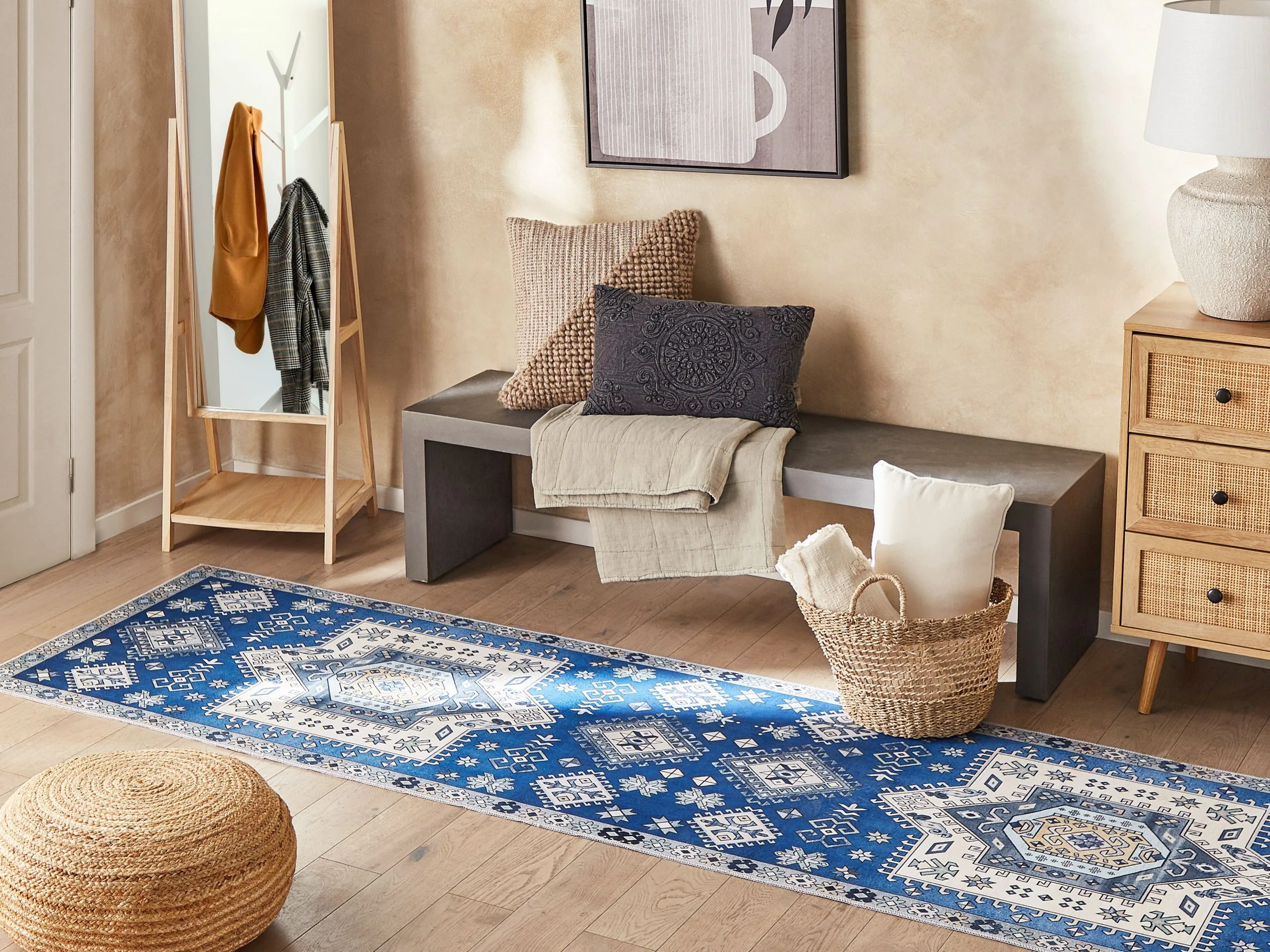 Beliani Dywan Niebieski PARVAKADLI Różne Rozmiary - obrazek 2