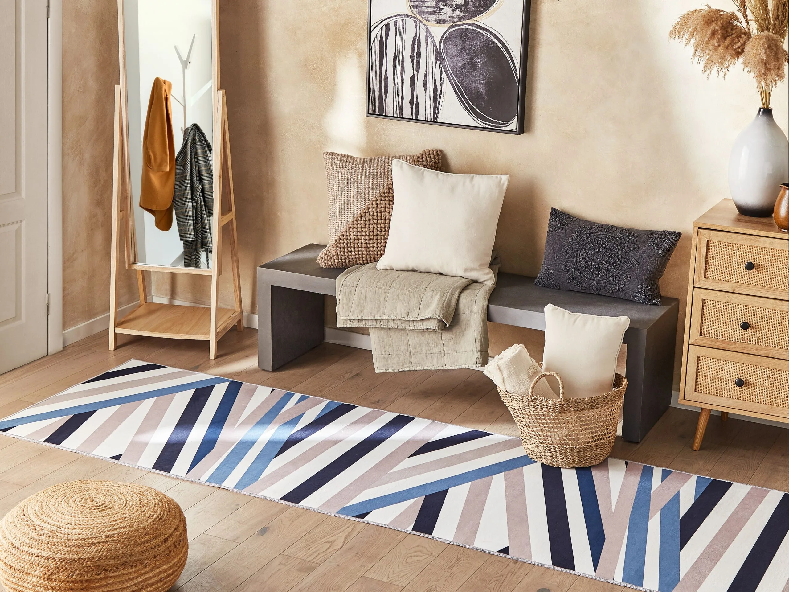 Beliani Dywan Wielokolorowy ARTHUR Różne Rozmiary - obrazek 2