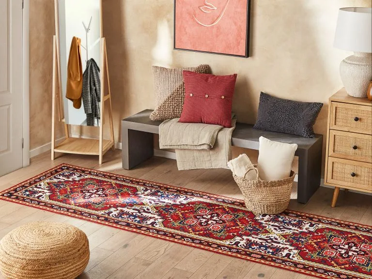 Beliani Dywan Czerwony COLACHEL Różne Rozmiary - obrazek 2