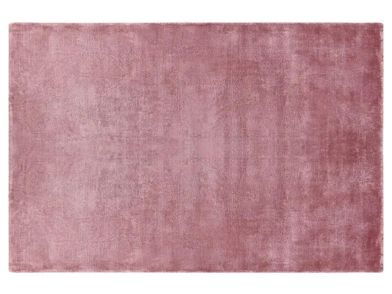 Beliani Dywan Z Wiskozy Różowy GESI II Różne Rozmiary