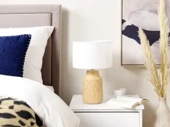 Beliani Lampa Stołowa Ceramiczna Pomarańczowa BALAO 11 Beliani Lampa Stołowa Ceramiczna Pomarańczowa BALAO -Wanny sklep undef src sa picid 843202 type whitesh image