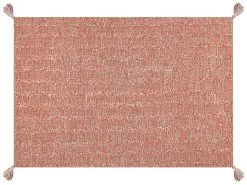 Beliani Dywan Bawełniany Pomarańczowy MUGLA Różne Rozmiary -Wanny sklep undef src sa picid 848801 type whitesh image