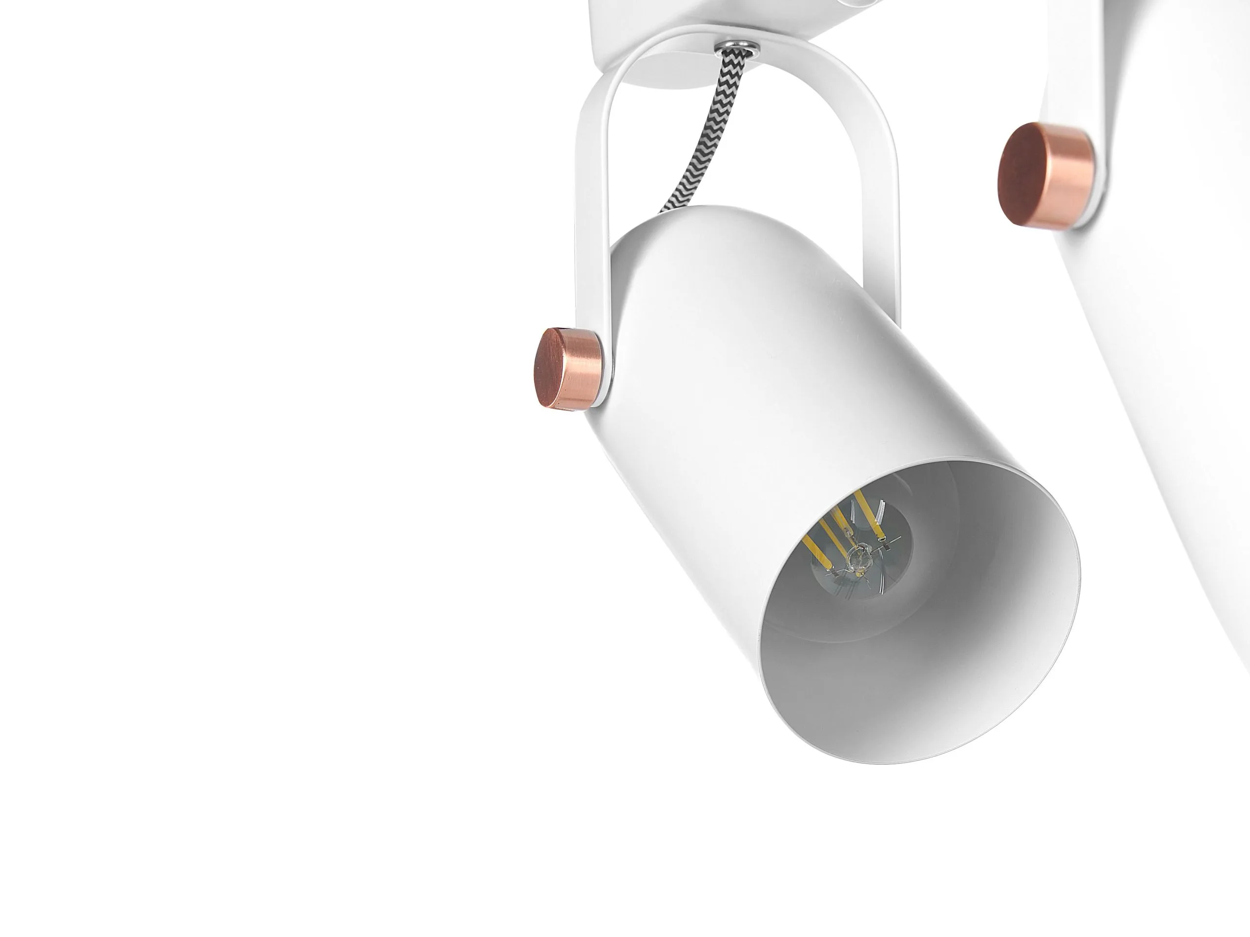 Beliani Lampa Spot 3-punktowa Metalowa Biała TYRIA - obrazek 6