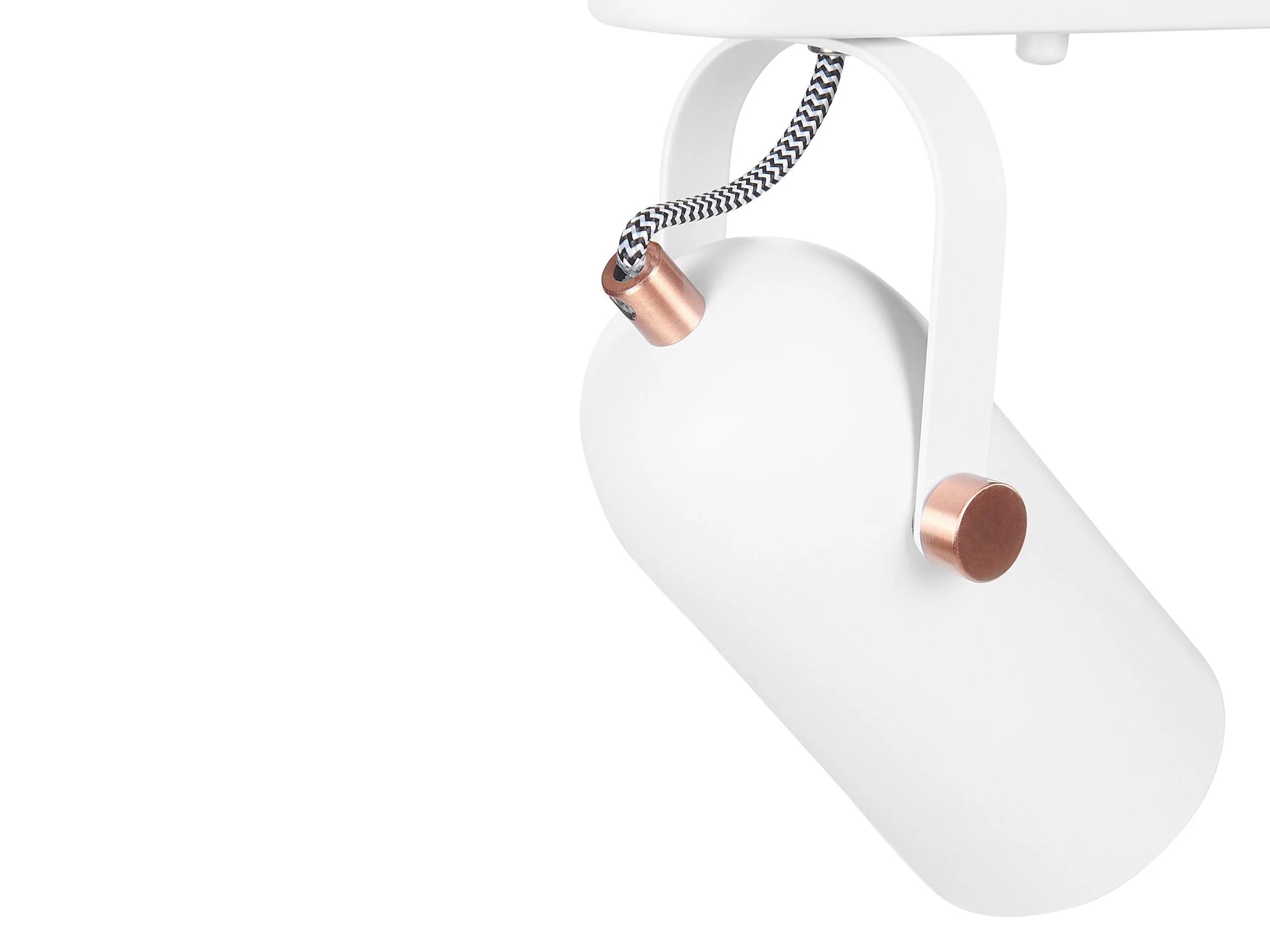 Beliani Lampa Spot 3-punktowa Metalowa Biała TYRIA - obrazek 7