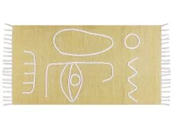 Beliani Dywan żółty YAVU Różne Rozmiary